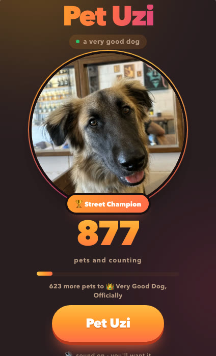 Screenshot of Pet Uzi