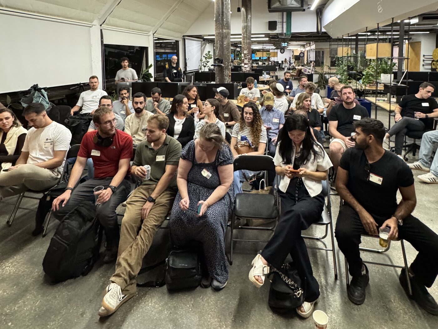 Rows of people at Deploy for Startups